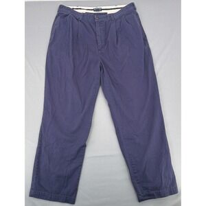 Vintage Polo Jeans Co Ralph Lauren Chino Pants Mens 36x29 Blue Fade